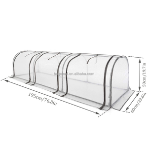 Mini Invernadero, Túnel de Cultivo Pequeño, Invernadero Tipo Campana, Túnel de Polietileno para Clima Frío, Invernadero de Jardín, Fácil de Montar, Moderno, Metálico, Plegable y Portátil - Product Image 2