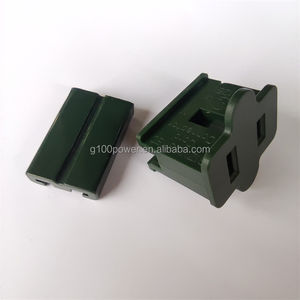 G100 <span class=keywords><strong>Power</strong></span> Brown Snap-On Vampire Plugs pour SPT-1 pour C9 Christmas Light Zip Cord - Product Image 4