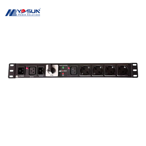 신제품 메탈 <span class=keywords><strong>UPS</strong></span> 바이패스 IEC 랙 PDU 수평형 랙 마운트 전원 분배 장치 - Product Image 1