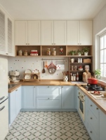 Meubles de cuisine en bois massif sur mesure, ensemble complet d'armoires murales, meubles de cuisine modulaires, solution de rangement pour la maison