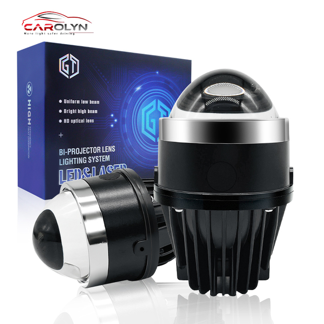 Factory Hot Sale High Power Tricolor Fog Lamp 3000k 4300k 6000k Bi Led Fog Lamp Projector Auto Parts