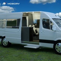 Marchepied manuel pour camping-car MOBORV, en alliage d'aluminium robuste, imperméable, durable, antidérapant, 12V/24V, pour caravane, camping-car, extérieur