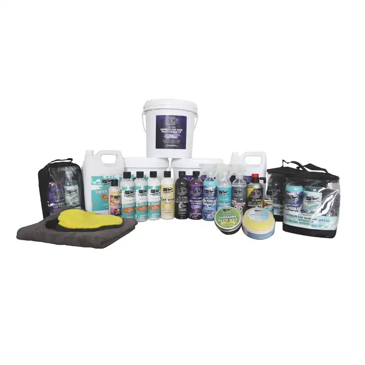 Kit de nettoyage de voiture ensemble kit de lavage de voiture kit de nettoyage de voiture détaillant produits chimiques nettoyage automatique chimique