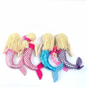 Juguetes de Peluche, Regalo para Niñas, Linda Muñeca de Sirena de Peluche con Bordado, Tela Súper Suave, 30CM - Product Image 4