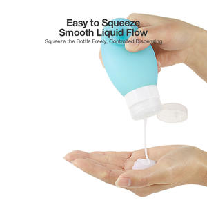 ขวดจ่ายซิลิโคนกันรั่วแบบบีบนุ่มสำหรับเติมภาชนะเครื่องสำอางขนาดเดินทาง - Product Image 4