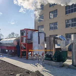 Planta quemadora de basura 10TPD, tratamiento de residuos sólidos, arena móvil