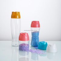 Bouteille en plastique PET vide pour perles d'appoint de parfum de blanchisserie 200g/250g avec bouchon à vis et couleur personnalisée