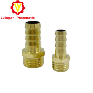 10mm <span class=keywords><strong>Messing</strong></span> Pneumatik-Rohrverbinder 1/8 1/4 3/8 1/2 NPT BSP <span class=keywords><strong>Gewinde</strong></span> Steckanschluss Kupferfittings für Luft Wasser Kraftstoff Öl - Product Image 3