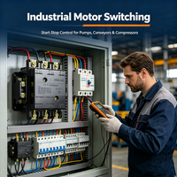Contacteur CA à semi-conducteurs Delixi 3P 8A 380V 400V Type Magnétique Montage sur Rail DIN pour le Contrôle des Climatiseurs Domestiques