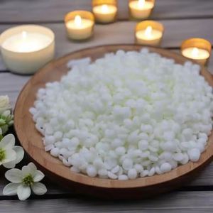 25 kg de perles de cire de soja de forme solide entièrement raffinées paraffine en vrac pour bougies de tasse - Product Image 2
