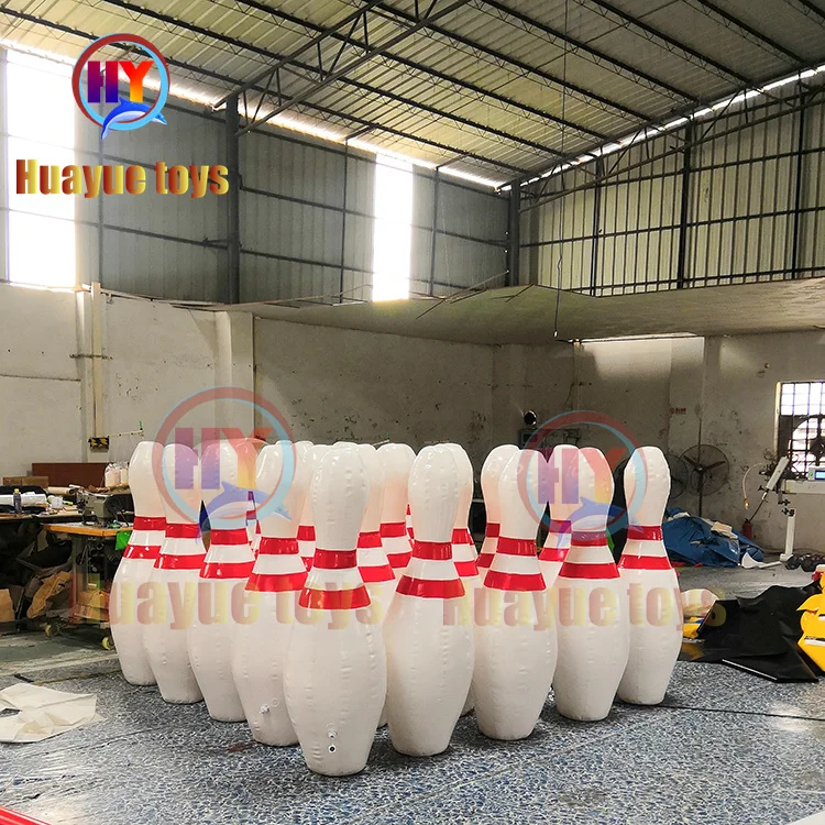 Heat supply customized inflatable bowling set children's education game