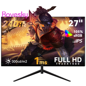 Moniteur de jeu ultra-large Rovesky Factory Direct 27 <span class=keywords><strong>pouces</strong></span> 4K IPS VA Panel 240Hz 1ms Temps de réponse 1500R 120% SRGB Adaptive <span class=keywords><strong>Sync</strong></span> Low - Product Image 1