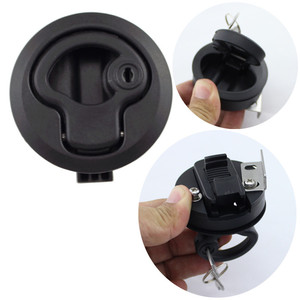 Verrou de sol en plastique ABS avec clé, poignée ronde marine de 2 pouces pour usage nautique - Product Image 1
