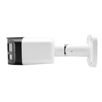 HIK Plug Play Métal Bullet Caméra Réseau 8MP 4K 180 Degrés Double Objectif F1.6 2.8mm * 2 Smart Coloré Nuit 2 Voies Audio POE ONVF