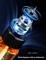 Diffuseur d'air pour voiture en verre personnalisé avec parfum longue durée, prix d'usine, design unique JinYuYaoChen JYYC-008, fonctionnement électrique