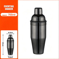 Shaker à cocktails en métal de qualité supérieure, mélangeur de boissons pour bar, gobelet à secouer