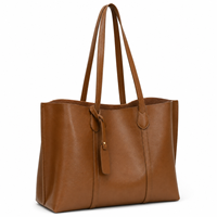 Sac fourre-tout en cuir PU sur mesure pour femmes |   Sac à main de travail grande capacité |   Sac à bandoulière de bureau classique et minimaliste