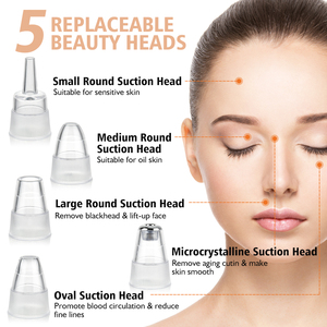 USB Portable Electric Vacuum <strong>Suction</strong> <strong>Blackhead</strong> Remover Skin Care Facial Pore Cleaner for Acne Pimple &amp; <strong>Blackheads</strong> for Home Use - Product Image 2