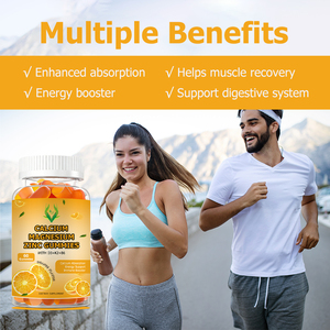 Factory Custom Minerals Gummy Candy Support Digestive System Calcium Magnesium Zinc Gummies with Vitamin D3 K2 Boost Energy - Product Image 6