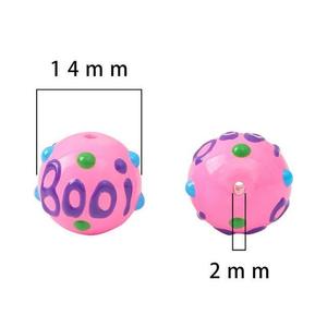 14mm Hand-Painted Diffused Glass <b>Beads</b> Cartoon Design Loose Material for <b>Bracelet</b> Necklace Jewelry Making Crystal Lampwork - Product Image 6