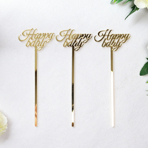 Agitatori per Cocktail <span class=keywords><strong>eleganti</strong></span> in acrilico a specchio oro con Design elegante per accessori per bevande per eventi - Product Image 2