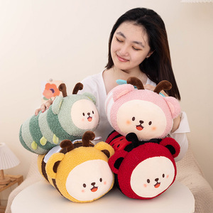 Longue peluche coccinelle mignonne animaux <span class=keywords><strong>Lady</strong></span> <span class=keywords><strong>Bug</strong></span> jouets en peluche coccinelle oreiller Anime Beetle peluche étreinte oreiller - Product Image 3