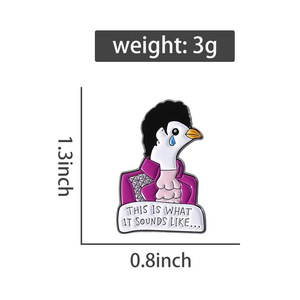 Émail Symbole <span class=keywords><strong>Prince</strong></span> Rain pour Broches de Revers, Badges pour Vêtements, Sacs à Dos, Porte-documents, Décoration de Bijoux et Cadeaux - Product Image 3