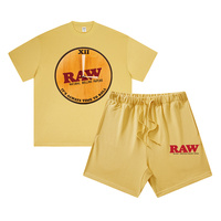 Ensemble T-shirt et short pour homme, 100% coton épais, confortable, style Hip Hop, motif dessin animé Anime Backwoods Cookie, très demandé
