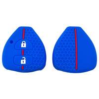 Chaîne de coque de protection de clé de voiture en silicone pour Toyota Rav4 Corolla E150 IQ Camry Icon Vitz Auris Yaris Aqua Porte