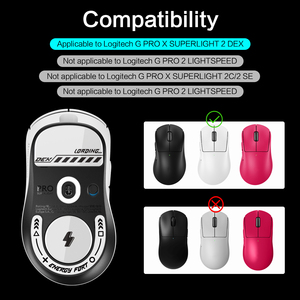 Pattini per Mouse in Vetro SIKAI per Logitech G PRO X SUPERLIGHT 2 DEX Piedini di Ricambio a Basso Attrito per Gaming FPS - Product Image 4