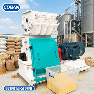 Molino de Martillos CE de 1-5T/H para Maíz, Trigo, Espina de Pescado, Cáscara de Semilla de Algodón, Harina de Soja, Máquina Trituradora para Línea de Alimentación/Planta de Harina - Product Image 1