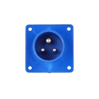 Prise industrielle ZNG-613 en gros d'usine, 3 broches, 220V, 16A, boîte d'alimentation, prise femelle d'entrée