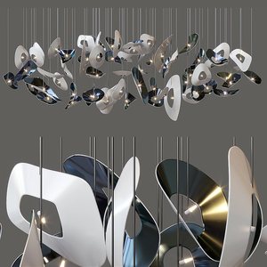 Lampadari per interni di lusso fatti a mano in vetro moderno luce a sospensione unica per soggiorno nella hall dell'hotel - Product Image 4