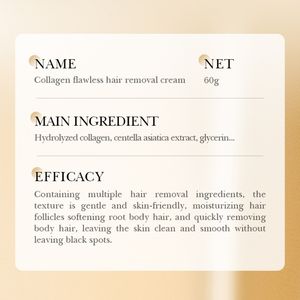 SADOER Natural Herbal Full Body <strong>Hair</strong> <strong>Removal</strong> Cream Gentle Fast <strong>Removal</strong> with Smooth Touch <strong>Flawless</strong> <strong>Face</strong> Targeted Collagen - Product Image 2