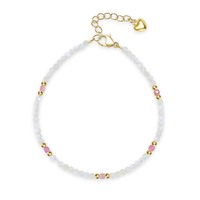 Bracelet en perles rondes de coquillages naturels carrés, design original et raffiné, améthyste, haute qualité, vente en gros