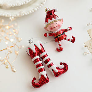<strong>Christmas</strong> Decor Elf Boots Shatterproof Red White Elf Theme <strong>Christmas</strong> Tree <strong>Ornaments</strong> <strong>Bulk</strong> Shatterproof <strong>Christmas</strong> Tree <strong>Ornaments</strong> - Product Image 4