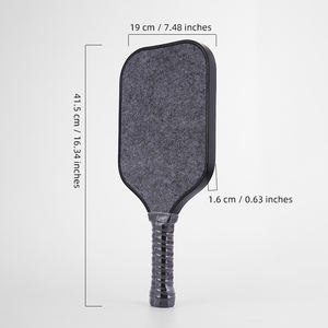 Meilleures raquettes de pickleball portables en fibre de carbone en nid d'abeille, durables et silencieuses, pour les débutants et les joueurs avancés - Divertissement facile - Product Image 3