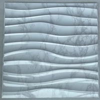 Panneau décoratif 3d en plastique pvc, d'intérieur moderne, ignifuge, livraison gratuite, 10 pièces