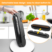 Mini Scelleuse Alimentaire Sous Vide Portable USB Sans Fil Rechargeable en Acier Inoxydable, Design Compact, Utilisation Domestique et Extérieure, Capacité 35ml