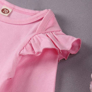 Personalizza morbido pagliaccetto floreale in cotone primavera autunno 3 pezzi Set <span class=keywords><strong>regalo</strong></span> neonato Set <span class=keywords><strong>di</strong></span> vestiti per neonato Set <span class=keywords><strong>di</strong></span> abbigliamento per bambini - Product Image 4