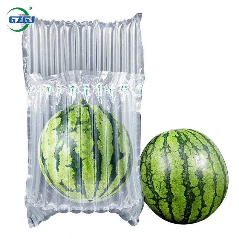 GZGJ Inflatable Shockproof Air Bubble Column Rolls Bags Packaging Cushion Bottle/ Fruit/ Gift Box Air Column Bag