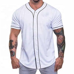 T-shirts à manches courtes pour hommes, vêtements de baseball et de softball en polyester pour adultes, vêtements de baseball et de softball - Product Image 3