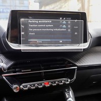 Film de protection d'écran en verre trempé pour Peugeot 208/E208 2020-2021, accessoires intérieurs de navigation GPS 7 pouces et 10,1 pouces
