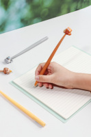 Pulpen Gel Hewan Hutan Lucu KUKI, Kartun Pelajar Lucu, Alat Tulis Kawaii Kartun