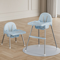 Vente en gros chaise haute portable en plastique pour enfants pour nourrissons siège de salle à manger pour bébé à assemblage amovible pour groupe d'âge 0-12 mois
