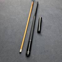Meilleure Vente : Queue de billard artisanale avec fût en bois carbonisé, manche en ébène, embout de 12,5 mm, joint radial pour joueurs compétitifs