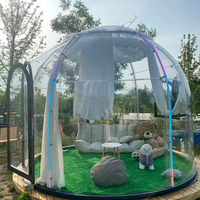 Chambre préfabriquée modulaire de dôme de dôme de dôme de polycarbonate d'hôtel de dôme transparent pour des stations