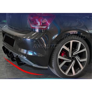 Pour Volkswagen Polo MK6 GTI 2018-2021 : Kit de protection de pare-chocs arrière, diffuseur, séparateur de lèvre de pare-chocs, accessoires de carrosserie - Product Image 4
