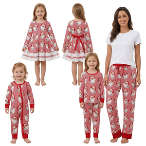 Ensemble pyjama d'automne pour bébés filles, chemise à manches longues en fourrure avec boutons en forme de fleurs et de citrouilles, pantalon - Product Image 2