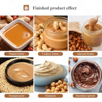 Ligne de production industrielle complète de pâte de beurre de noisette aux noisettes, au sésame, au tahini, aux arachides et aux noisettes